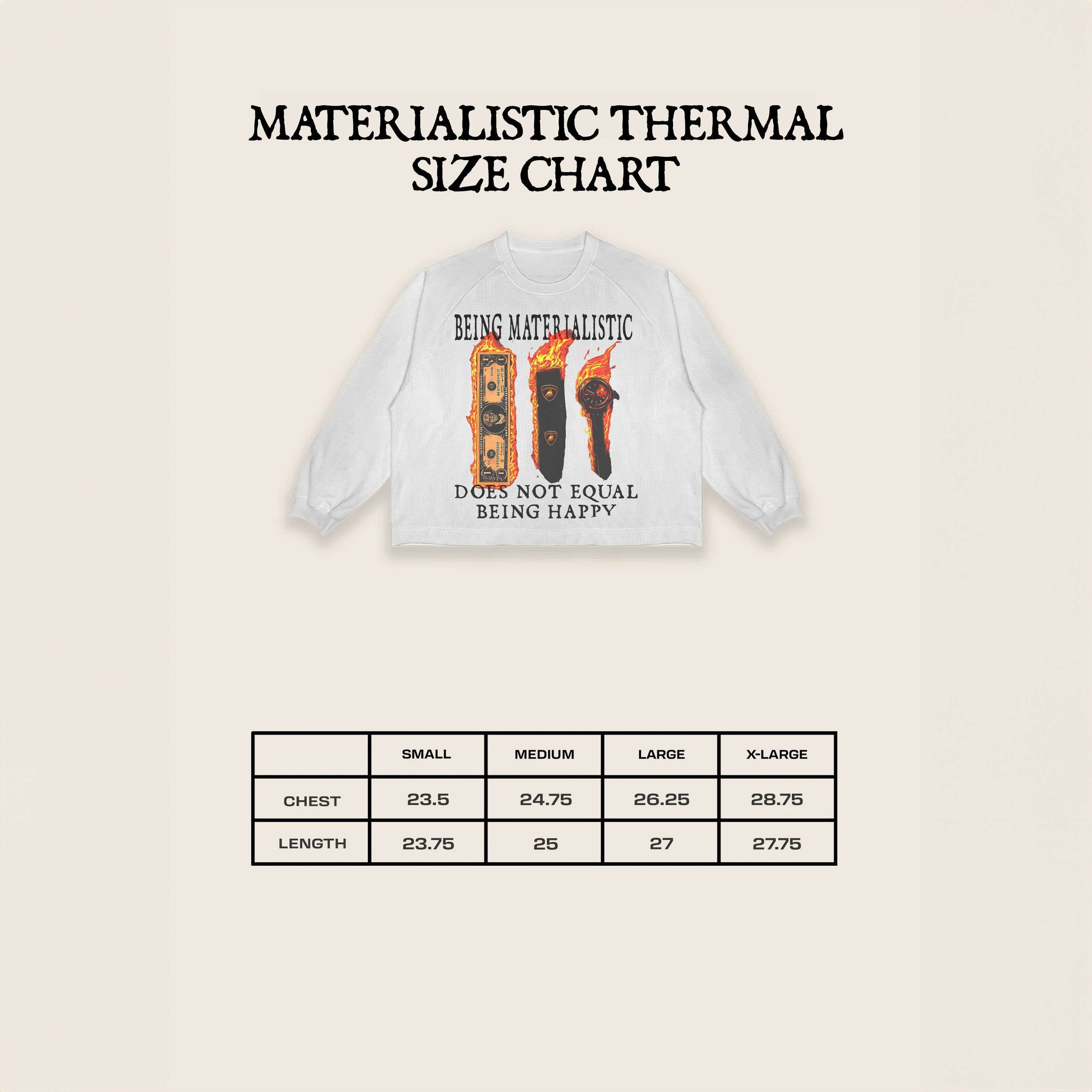 "MATERIALISM" THERMAL